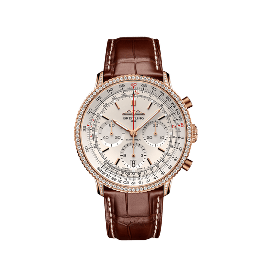 Breitling Replica Watch Navitimer B01 Chronograph 41, 18k Red Gold, RB0139631G1P1