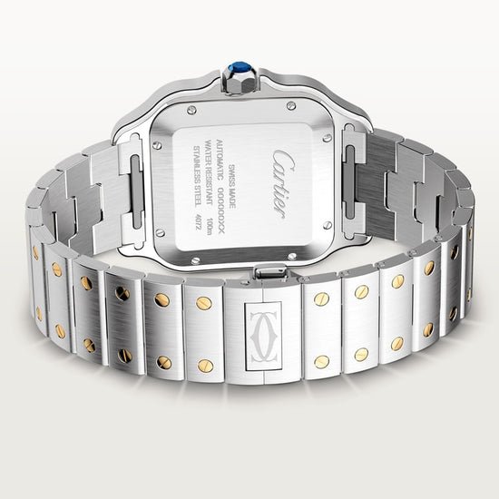 Cartier Replica Watch Santos de Cartier Replica Watch, Stainless Steel and 18k Yellow Gold, 39.8mm, W2SA0009