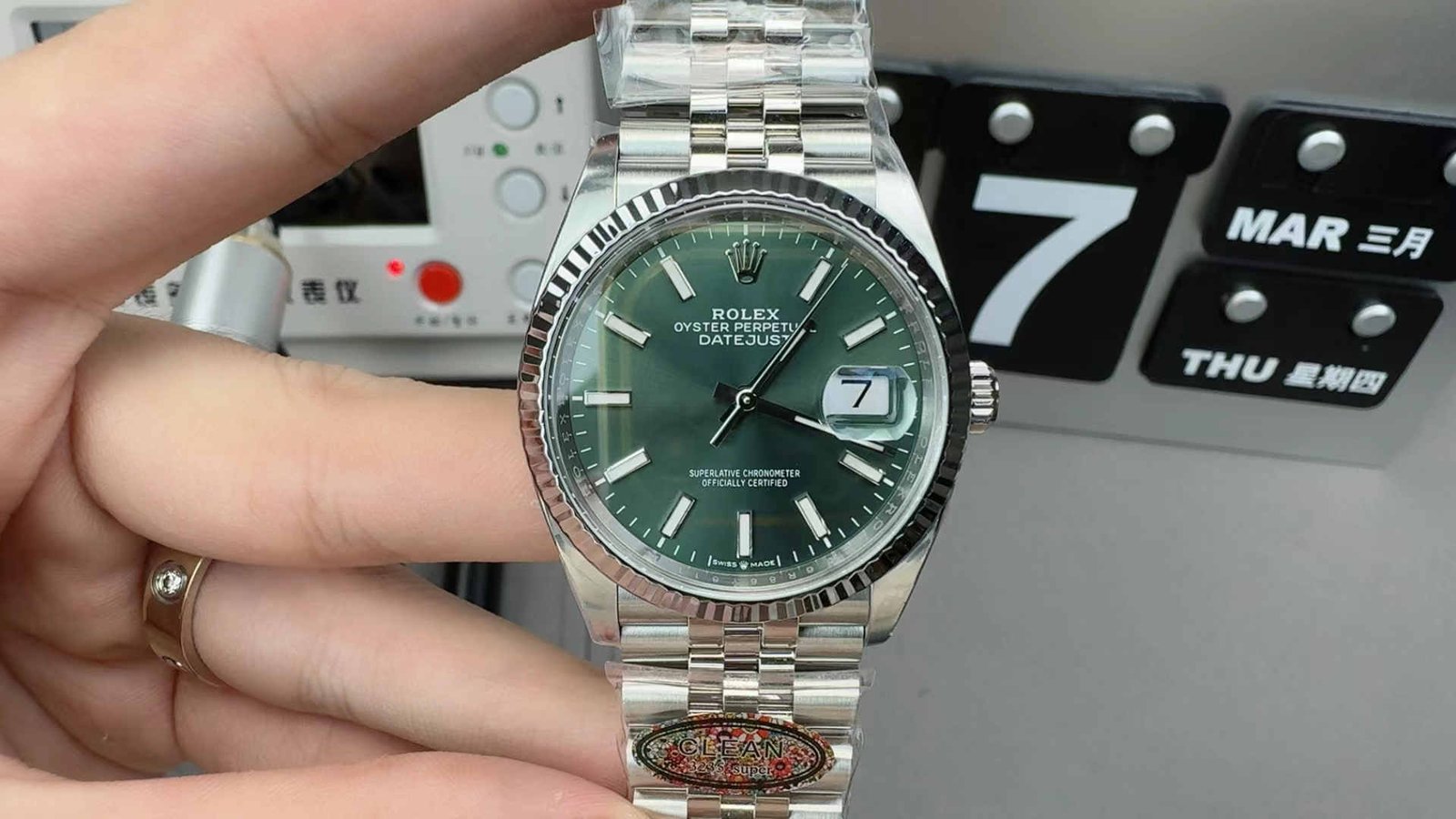 Datejust 36 126234 – Green Dial 36mm Rolex Clone