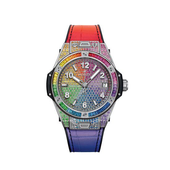 Hublot Replica Watch Big Bang ONE CLICK STEEL RAINBOW 465.SX.9900.LR.0999