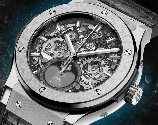 Hublot Replica Watch Classic Fusion Aerofusion Moonphase Titanium 45mm, 517.NX.0170.LR