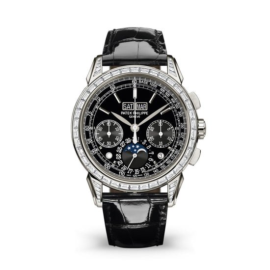 Patek Philippe Replica Watch Grand Complication, Platinum set with baguette diamonds, 41mm, 5271P-001