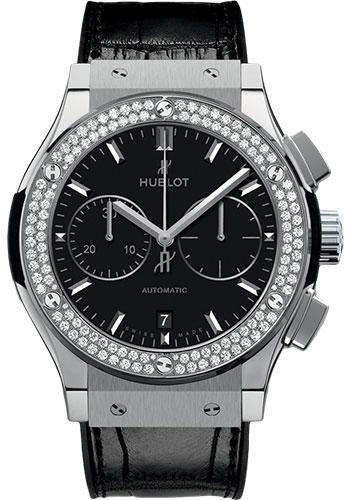 Replica Hublot Classic Fusion 45mm Chronograph Titanium Watch 521.NX.1171.LR