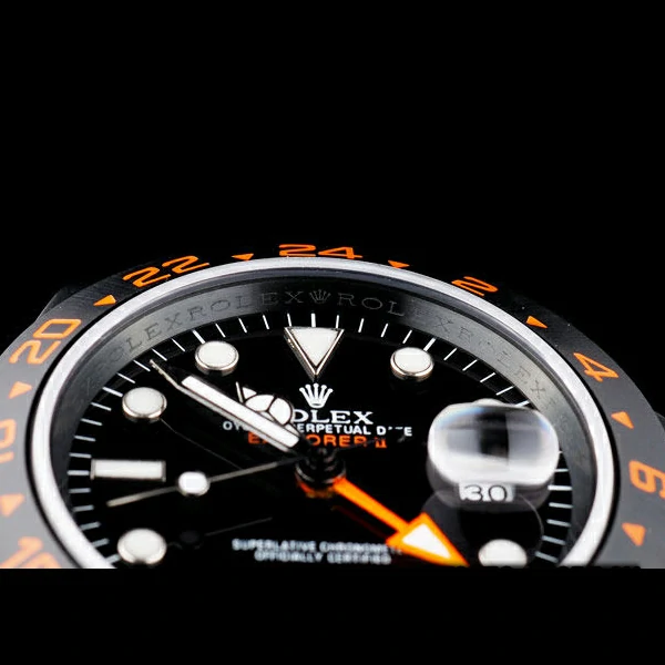 Rolex Explorer Black Ceramic Bezel Black Dial Tachymeter new58745