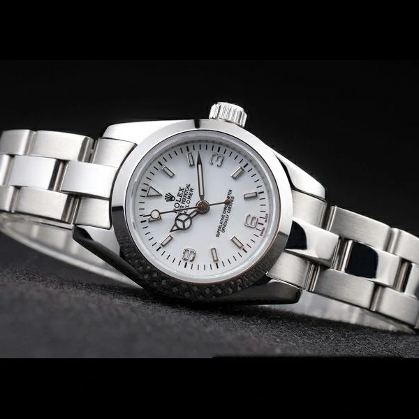 Rolex Explorer Polished Stainless Steel White Dial new58038