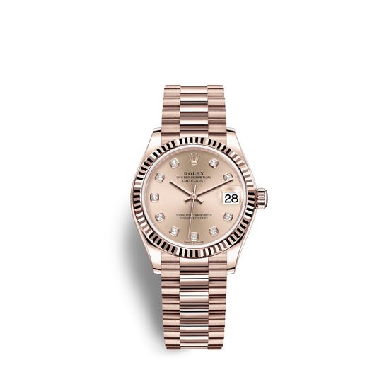 Rolex Replica Watch Datejust 31, 18k Everose Gold, 278275-0031