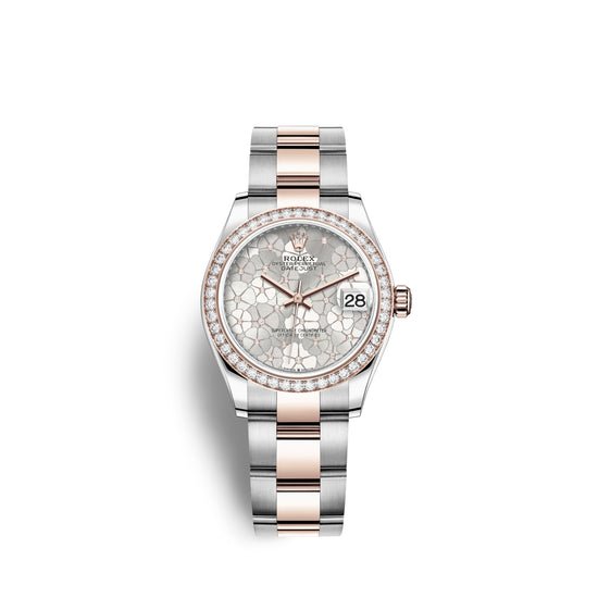 Rolex Replica Watch Datejust 31mm, Oystersteel and 18k Everose Gold, 278381rbr-0031