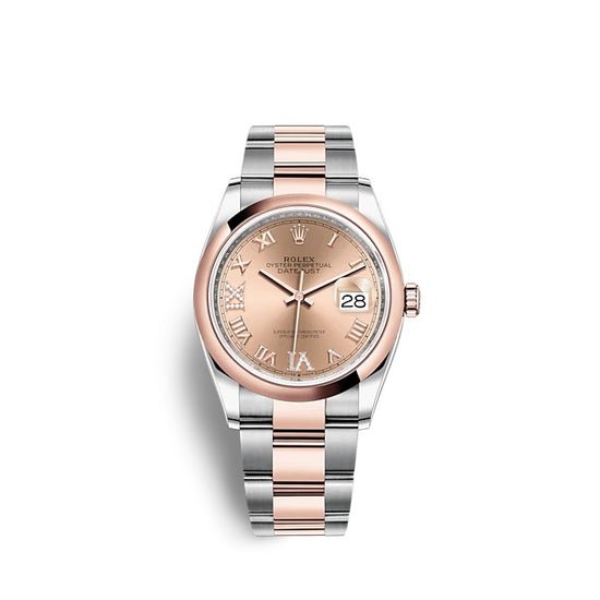 Rolex Replica Watch Datejust 36 Oystersteel and Everose gold 126201-0028