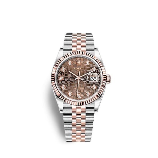 Rolex Replica Watch Datejust 36 Oystersteel and Everose gold 126231-0025
