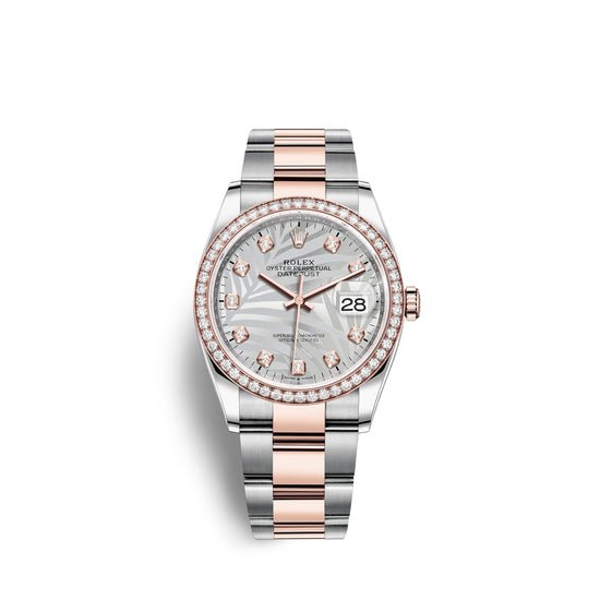 Rolex Replica Watch Datejust 36mm, Oystersteel and 18k Everose Gold, 126281rbr-0026