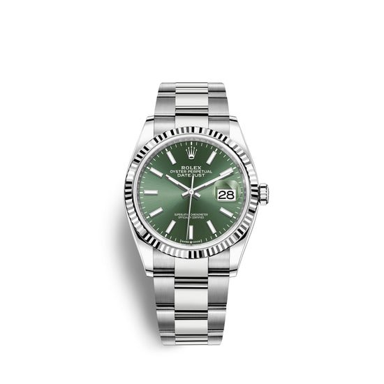 Rolex Replica Watch Datejust 36mm, Oystersteel and 18k White Gold, 126234-0052