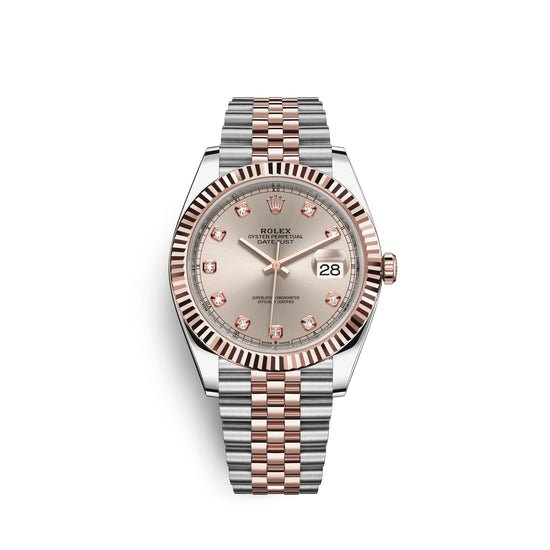 Rolex Replica Watch Datejust 41, 18k Everose Gold and Stainless Steel, 41mm, 126331-0008
