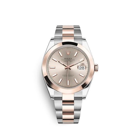 Rolex Replica Watch Datejust 41 Oystersteel and Everose gold 126301-0009