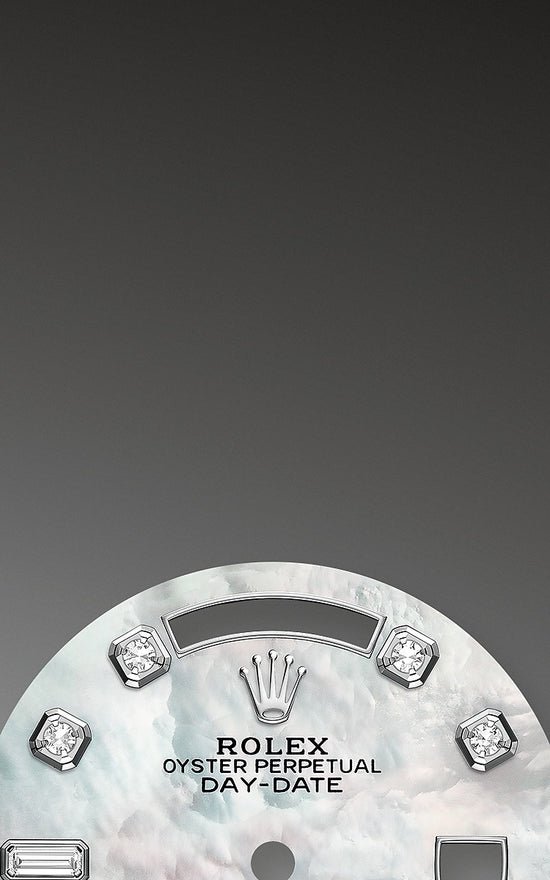 Rolex Replica Watch Day-Date 36 White gold 128239-0026
