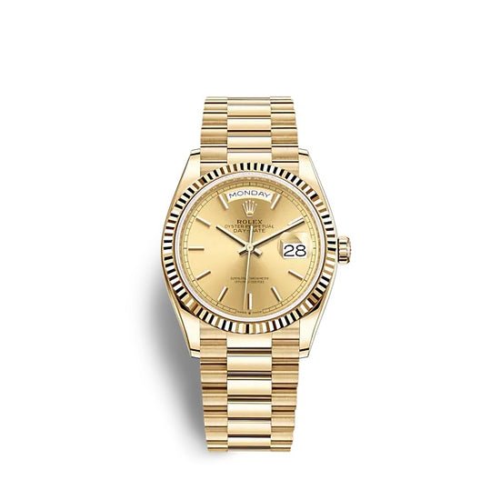 Rolex Replica Watch Day-Date 36 Yellow gold 128238-0045