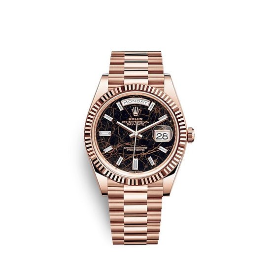 Rolex Replica Watch Day-Date 40 Everose gold 228235-0045