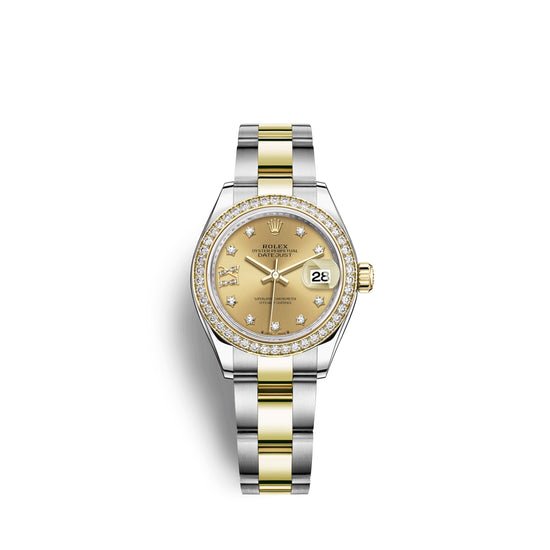 Rolex Replica Watch Lady-Datejust 28, Oystersteel and 18k Yellow Gold, 279383RBR-0022