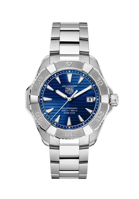 TAG Heuer Aquaracer Professional 200 Solargraph, Solar Quartz, Stainless Steel, 40mm, WBP1117.BA0047