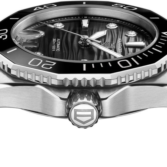 TAG Heuer Aquaracer Professional 300 Date, Stainless Steel, Ceramic and Diamonds, 36mm, WBP231R.BA0618