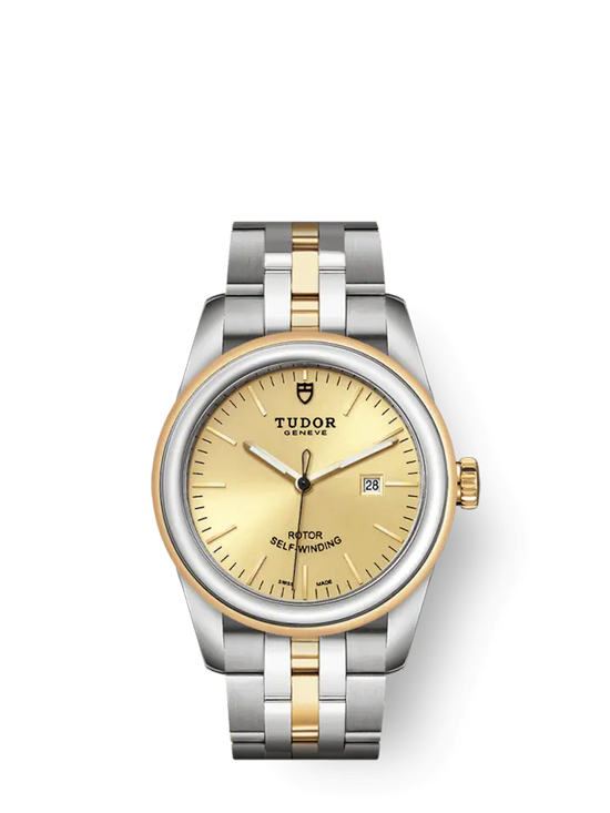 Tudor Replica Watch Glamour Date, Stainless Steel and 18k Yellow Gold, 31mm, M53003-0005