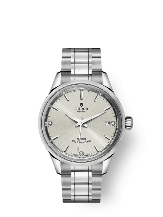 Tudor Replica Watch Style, Stainless Steel and Diamond-set 34mm, M12300-0003