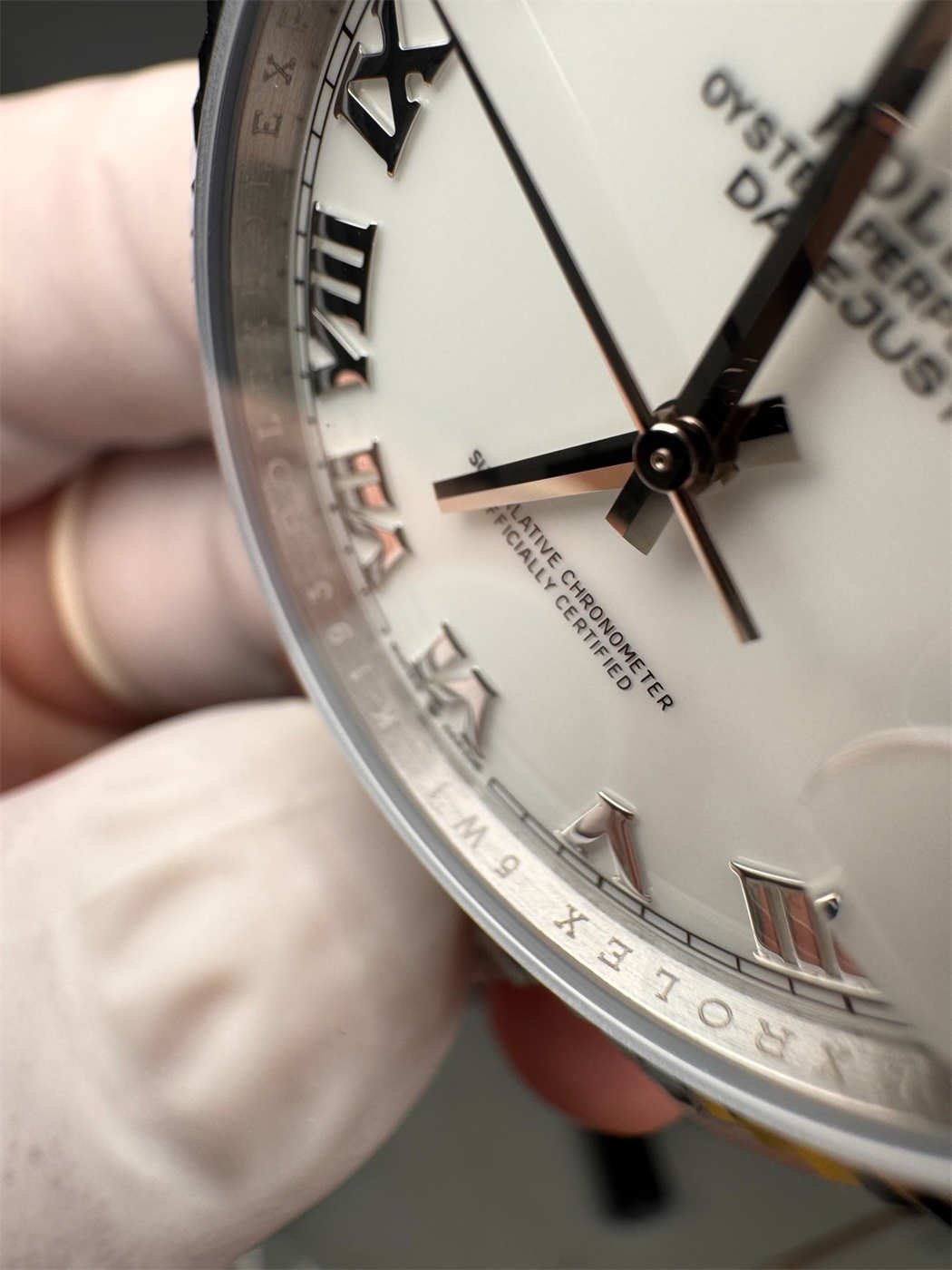VSF Datejust 41 White Roman – Custom Dandong 3235 Movement [Ref. 126334]