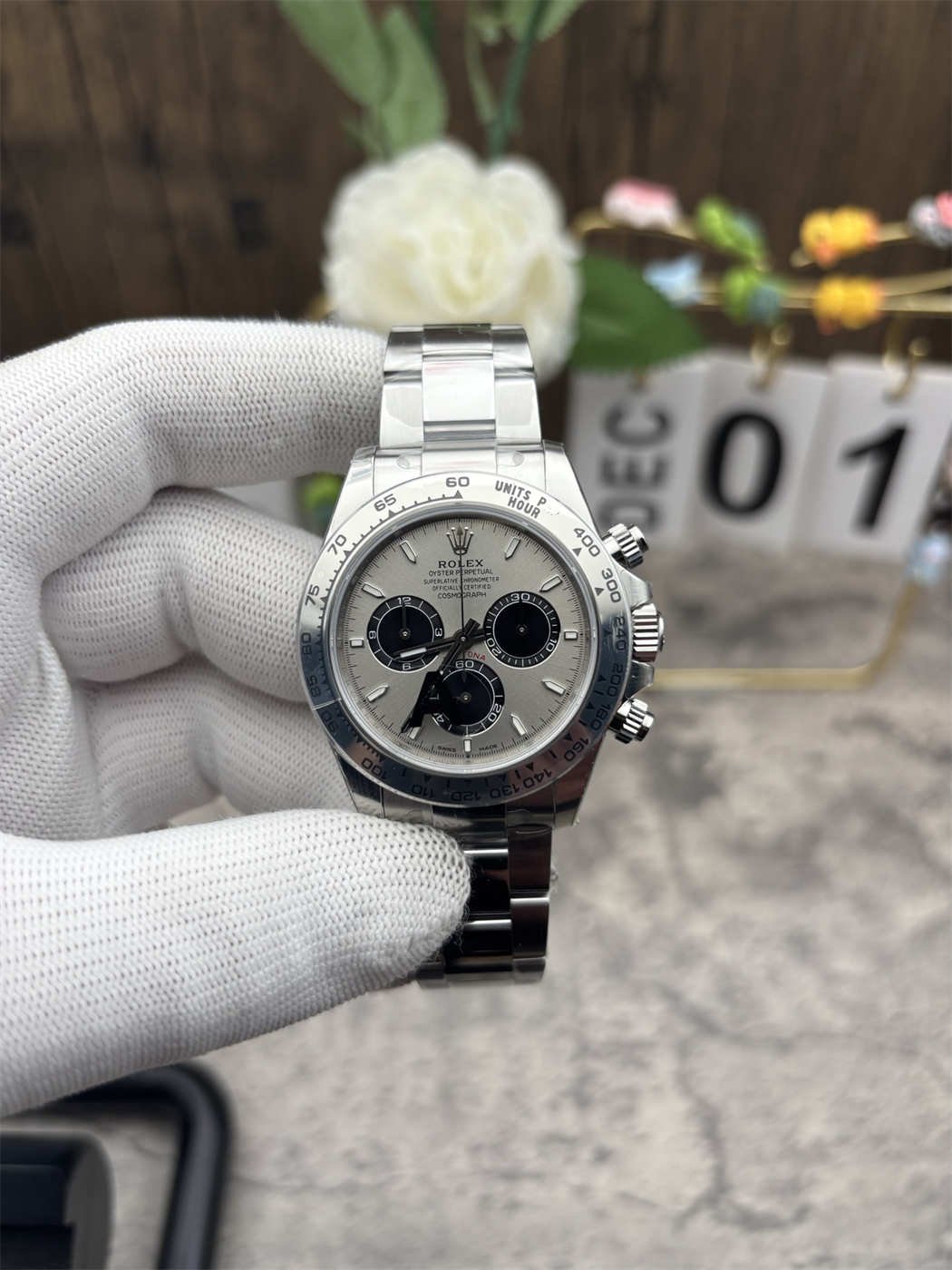 VSF Daytona 126509 V3 Weighted 183g (Grey Dial) – Dandong 4131 Movement